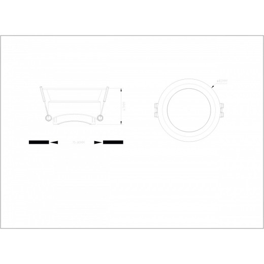 Встраиваемый светильник Denkirs Deep DK3103-WH