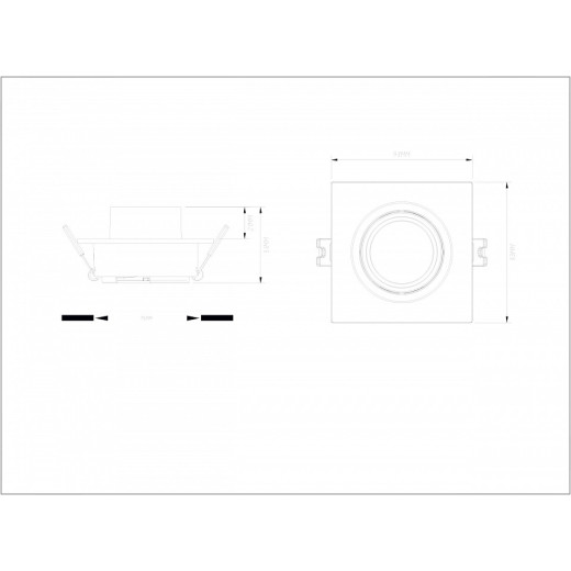 Встраиваемый светильник Denkirs Rond DK3121-WH