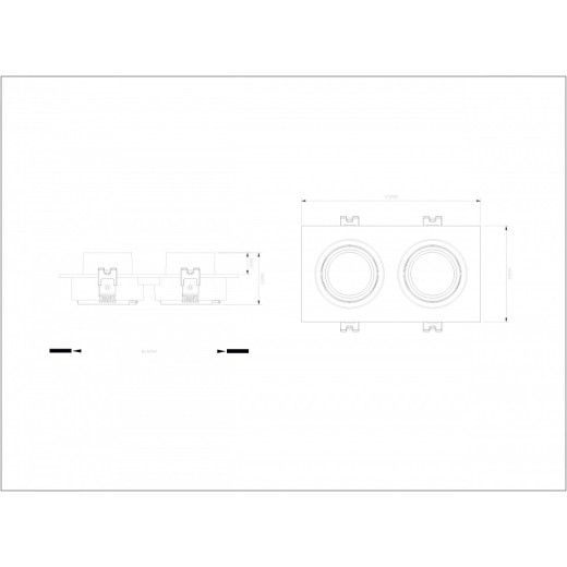 Встраиваемый светильник Denkirs Rond DK3122-WH