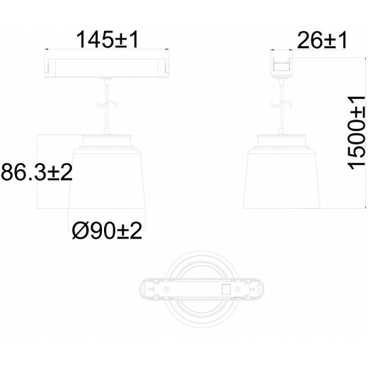 Подвесной светильник Denkirs AIR HANG DK5317-BK