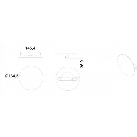 Накладной светильник Denkirs AIR REFLEX DK5320-BK