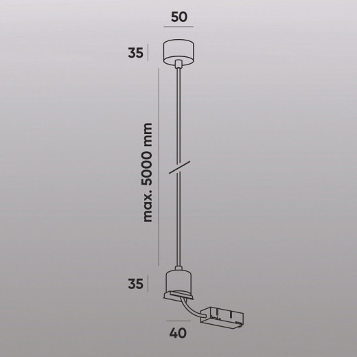 Токопровод концевой Denkirs SMART Base TR2124-BK