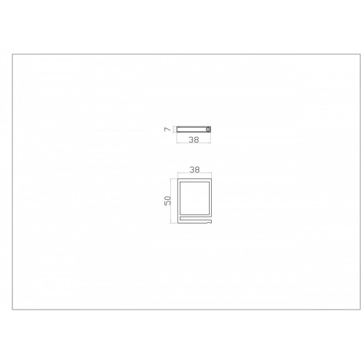 Крепление для треков-ремней Denkirs BELTY BASE TR5518-BK