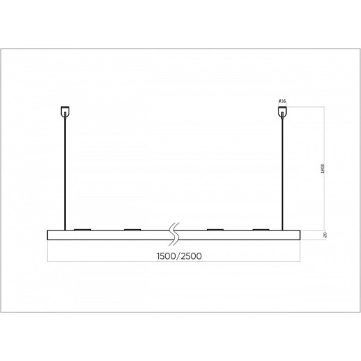 Штанга Denkirs BELTY ROD TR5534-BK