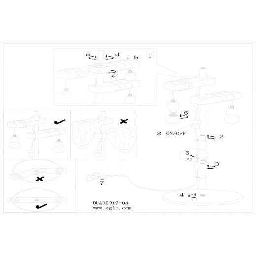 Торшер Eglo ПРОМО Townshend 32919