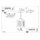 Подвесной светильник Eglo ПРОМО Lisburn 1 49216