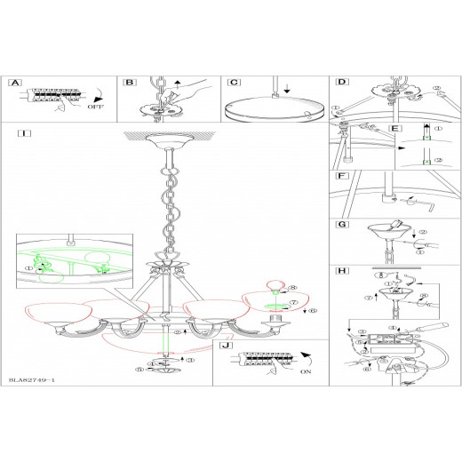 Подвесная люстра Eglo ПРОМО Savoy 82749
