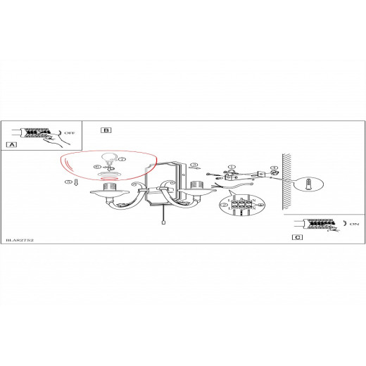 Бра Eglo ПРОМО Savoy 82752