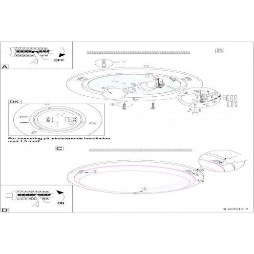 Накладной светильник Eglo ПРОМО Planet 3 83199