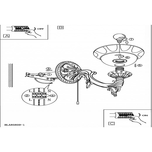 Бра Eglo ПРОМО Marbella 85859