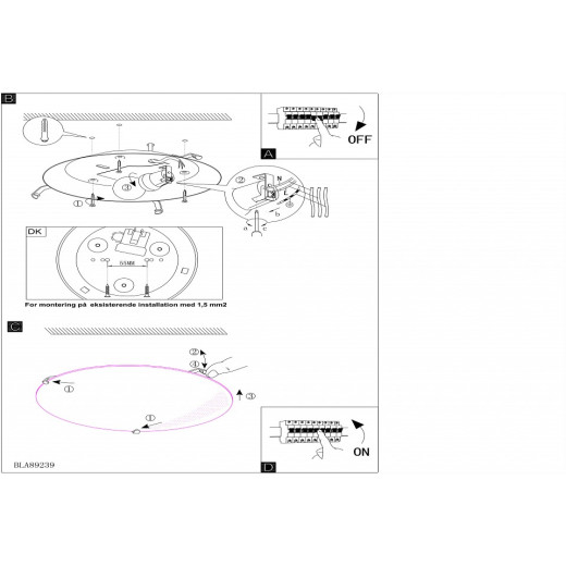 Накладной светильник Eglo ПРОМО Mars 1 89238