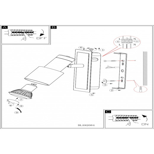 Бра Eglo Davida 92084