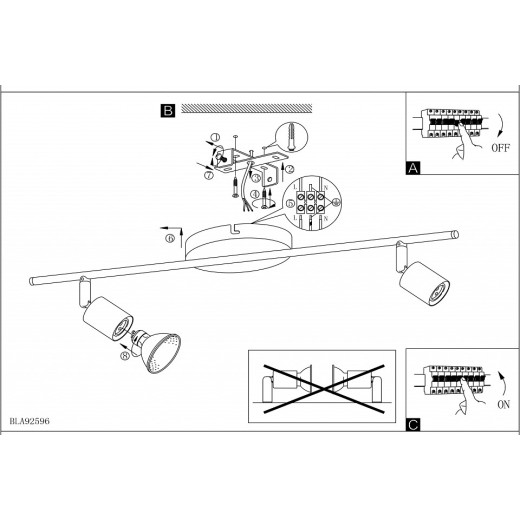 Спот Eglo ПРОМО Buzz-LED 92596