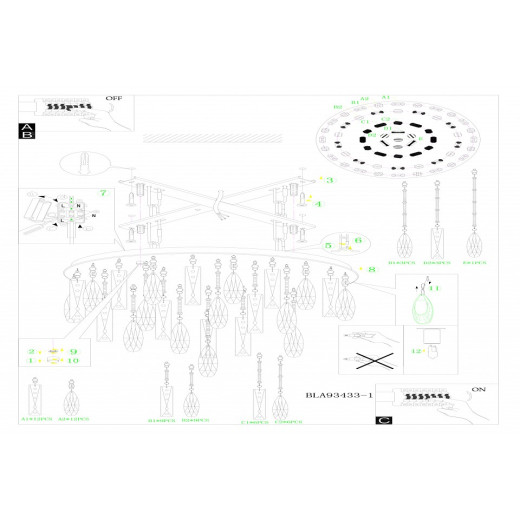Накладной светильник Eglo ПРОМО Calaonda 93433
