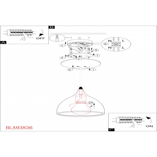 Подвесной светильник Eglo ПРОМО Coretto 93836