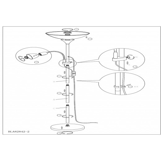 Торшер с подсветкой Eglo ПРОМО Up 2 93917