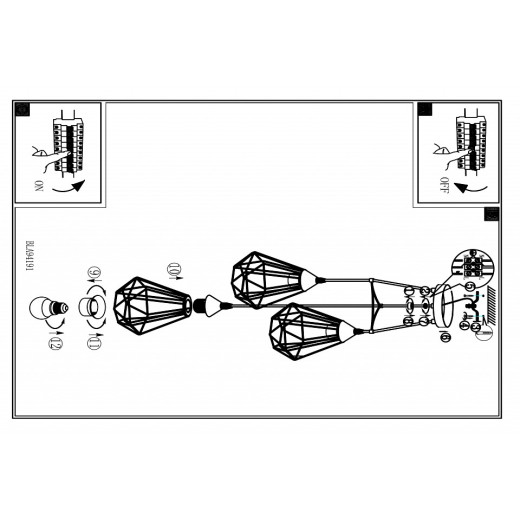 Подвесной светильник Eglo ПРОМО Tarbes 94191