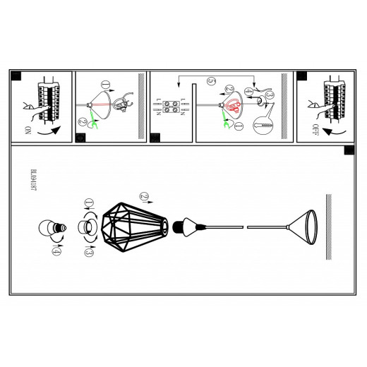 Подвесной светильник Eglo ПРОМО Tarbes 94193