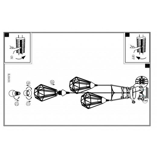 Подвесной светильник Eglo ПРОМО Tarbes 94196