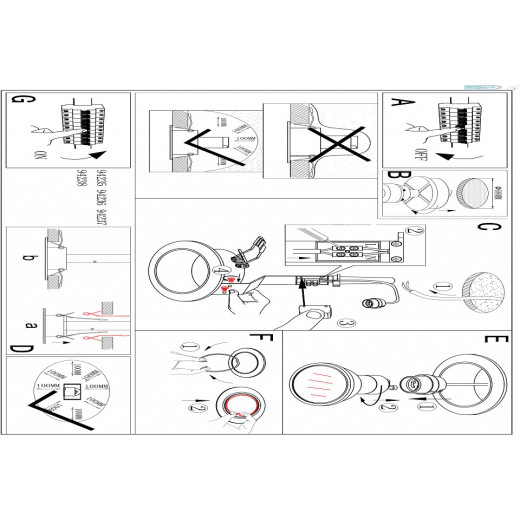 Встраиваемый светильник Eglo ПРОМО Peneto 94237