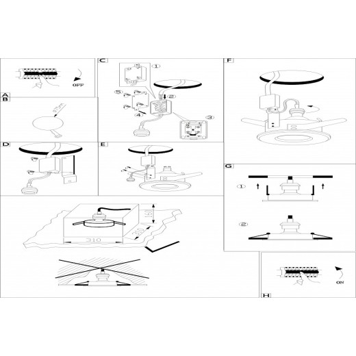 Встраиваемый светильник Eglo ПРОМО Igoa 94975