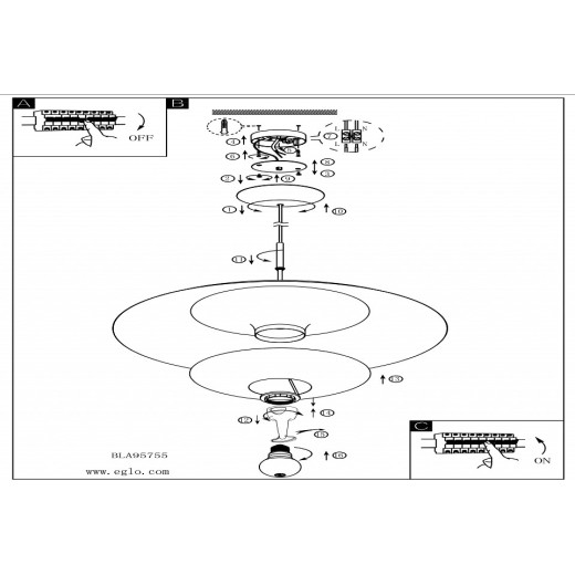 Подвесной светильник Eglo ПРОМО Nuvano 95755