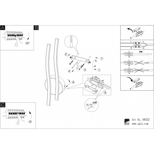 Бра Eglo ПРОМО Valmora 96332
