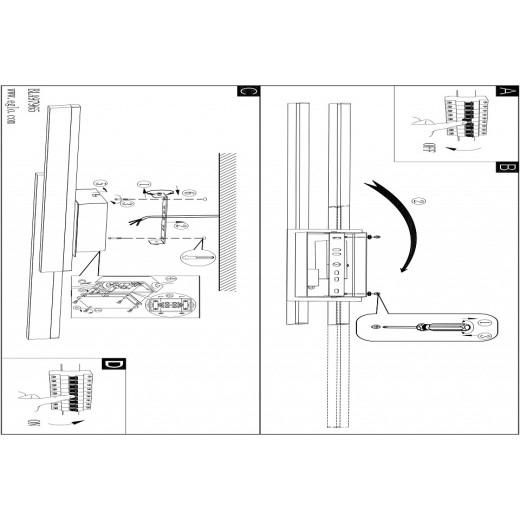 Накладной светильник Eglo ПРОМО Palmital 97965