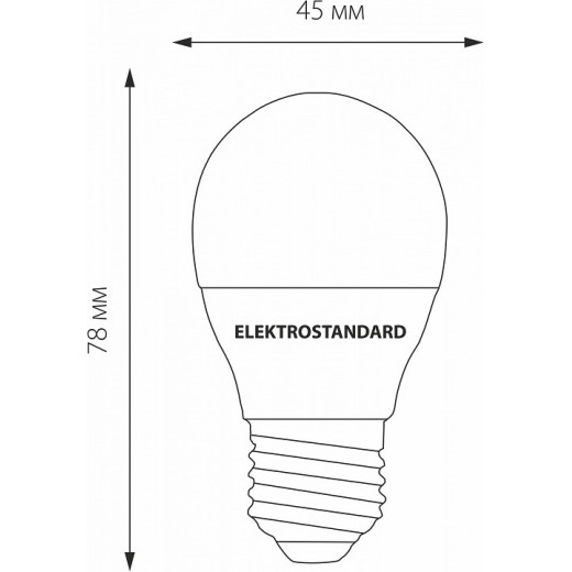 Лампа светодиодная Elektrostandard Mini Classic E27 7Вт 3300K a048624