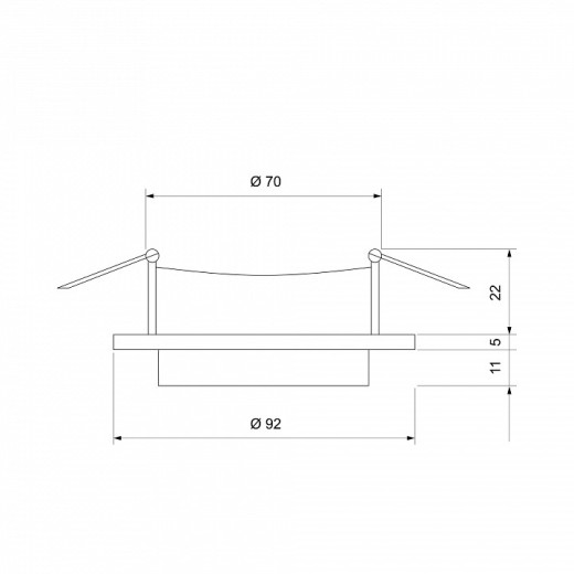 Встраиваемый светильник Elektrostandard Solar a053343