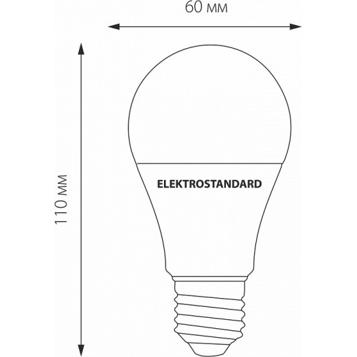 Лампа светодиодная Elektrostandard Classic LED E27 7Вт 4200K a060103