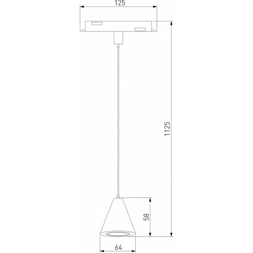 Подвесной светильник Elektrostandard Slim Magnetic a062803
