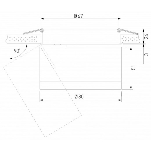 Встраиваемый светильник Elektrostandard Stark a062933
