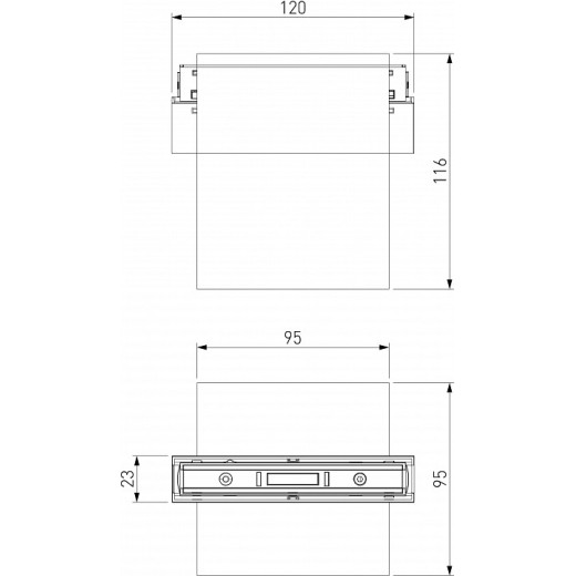 Накладной светильник Elektrostandard Slim Magnetic a063497