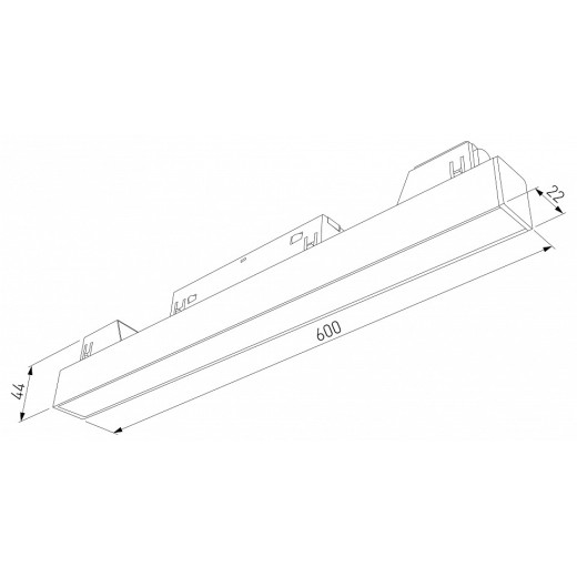Встраиваемый светильник Elektrostandard Slim Magnetic a063540