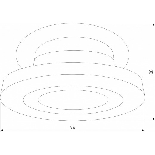 Встраиваемый светильник Elektrostandard Surf a063674