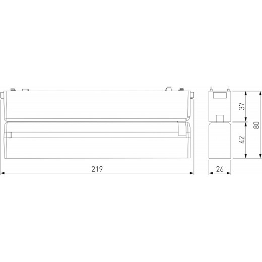 Накладной светильник Elektrostandard Flat Magnetic a063707