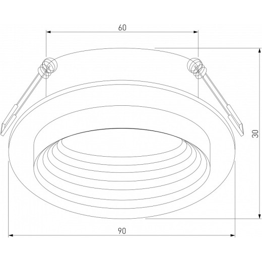 Встраиваемый светильник Elektrostandard Senso a064250
