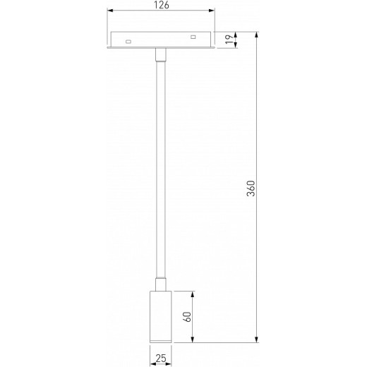 Светильник на штанге Elektrostandard Slim Magnetic a064488
