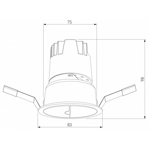 Встраиваемый светильник Elektrostandard Inline a064612
