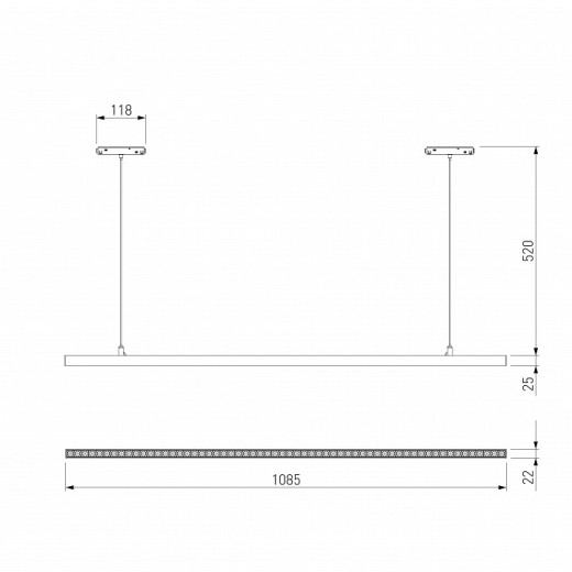 Подвесной светильник Elektrostandard Slim Magnetic a064806
