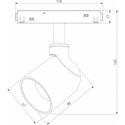Светильник на штанге Elektrostandard Slim Magnetic a065258