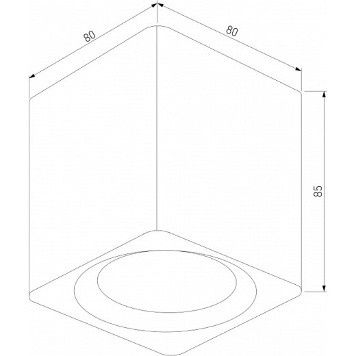 Накладной светильник Elektrostandard Matrix a065287
