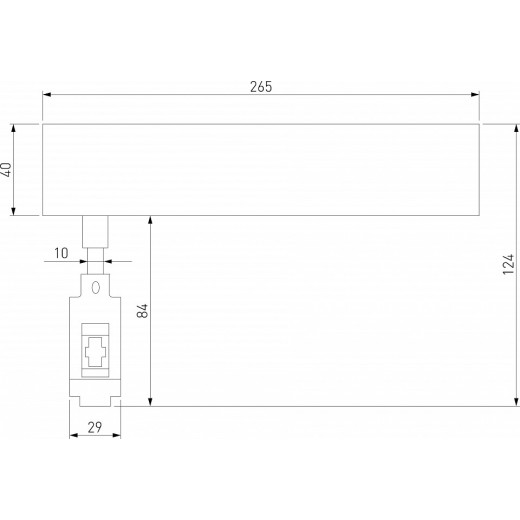 Плата декоративная для трека Elektrostandard Esthetic Magnetic a065432
