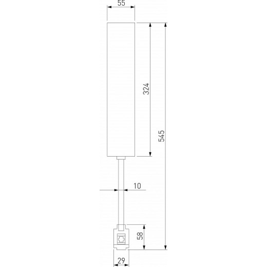 Основание на штанге Elektrostandard Esthetic Magnetic a065442