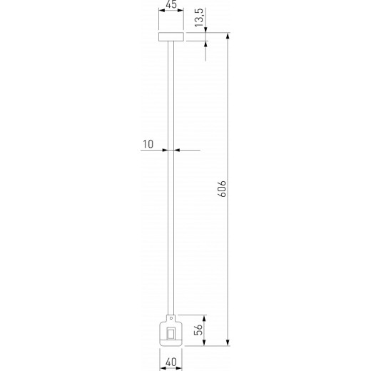 Основание на штанге Elektrostandard Esthetic Magnetic a065449