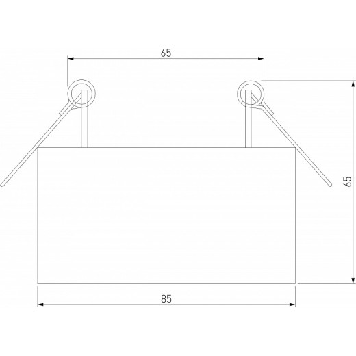 Встраиваемый светильник Elektrostandard Glam a065708