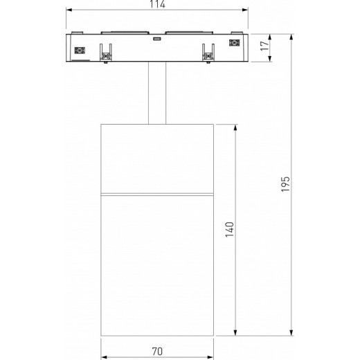 Светильник на штанге Elektrostandard Slim Magnetic a066518