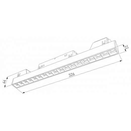 Встраиваемый светильник Elektrostandard Slim Magnetic a067377