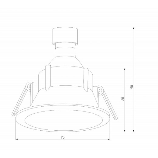 Встраиваемый светильник Elektrostandard Side 25059/01
